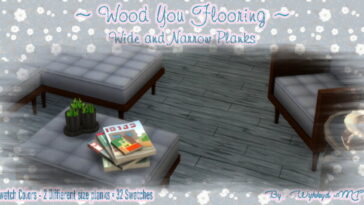 Wood You Plank Wood Flooring by Wykkyd at Mod The Sims 4