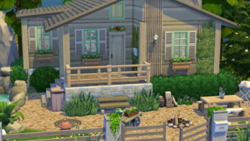 tiny Log Cabin by Flubs79 at TSR